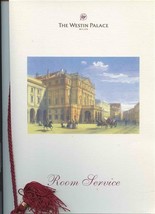 The Westin Palace Room Service Menu Milan Italy Westin Hotels and Resorts  - £17.22 GBP