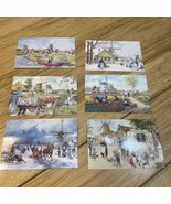 Vintage Lot of 6 Ter Steege BV Holland Postcards International Travel KG JD - $221.94 MXN