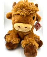 XLarge Duke &amp; Daisy Highland Cow Plush Toy 14.5 inch DUKE NWT by Fiesta - $25.47