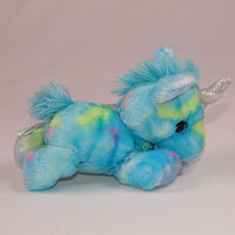 Aurora Plush Blue Unicorn Blueberryripple Pastel Stuffed Animal Cute Tie Dye Toy - £7.03 GBP