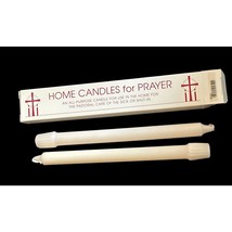 Home Candles (2) for Prayer for Pastoral Care of the Sick Shut In Religi... - $16.82