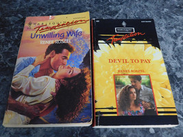 Harlequin Renee Roszel lot of 2 Contemporary Romance Paperbacks - £3.05 GBP