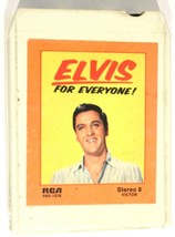 Vintage Elvis Presley 8 Track Tape Elvis For Everyone - £5.50 GBP