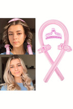 Pink Sponge Heatless Hair Curler Headband - $70.95 MXN
