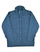 Vintage Woolrich Mountain Parka Coat Mens L Navy Insulated Wool Lined US... - £42.59 GBP