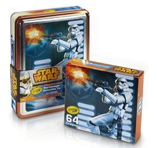 NEW SEALED 2015 Crayola Star Wars Storm Trooper Collectible Tin w/ 64 Cr... - £12.54 GBP