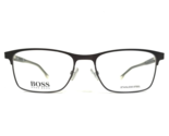 Hugo Boss Eyeglasses Frames BOSS 0967 YZ4 Brown Clear Square Full Rim 54... - £47.90 GBP