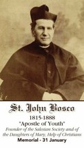 St. John Bosco Prayer Cards, 10-pack, plus a Free Jesus Holy Card - £10.19 GBP