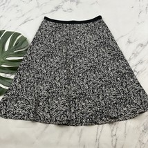 Banana Republic Womens Vintage Y2k Slip Skirt Size 10 Black Cream Satin - $27.71