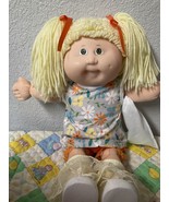 RARE VTG Cabbage Patch Kid Girl 15th Anniversary Lemon Hair HM#3 1998 - $520.27 CAD