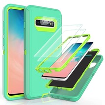 S10 Plus Case With Self Healing Flexible Tpu Film[2 Pack] And Camera Lens Screen - £25.72 GBP