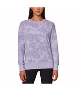 Mondetta Women&#39;s Size Medium Purple Printed Tencel Modal Soft Sweatshirt... - $190.81 MXN