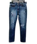 American Eagle Outfitters Womens Size 6 Super Skinny Distressed Whiskere... - £17.26 GBP