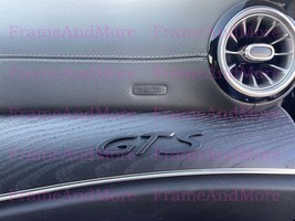 1x 3D GTS (black) Dashboard Emblem Badge Interior Exterior For 911 Cayen... - $13.20