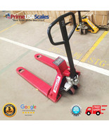 OP-918P-2500 Pallet Jack Scale 2,500 lb with PRINTER 80 Hour Battery Life - $1,899.00