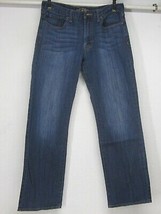 Lucky Brand 361 Vintage Straight Men&#39;s W32 L32 Cotton Blend Dark Blue J EAN S - £25.87 GBP