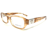 Versace Eyeglasses Frames MOD.3135-B 839 Brown Horn Clear Crystals 51-16... - £87.69 GBP