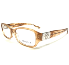 Versace Eyeglasses Frames MOD.3135-B 839 Brown Horn Clear Crystals 51-16-135 - £87.85 GBP