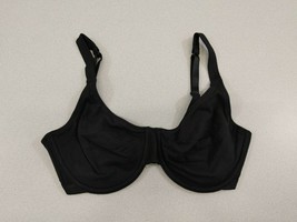 Fruit of the Loom Women&#39;s Underwire Bra Black Bra Size 34D Cotton Blend - $7.92