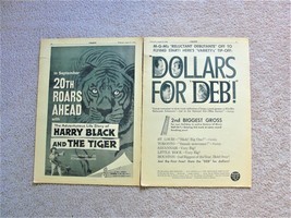 Harry Black/The Reluctant Debutante (2) Pages Movie Ads from Variety 1958.     - £22.86 GBP