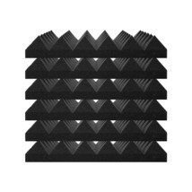 VEVOR Acoustic Foam Panels 48 Pack 12 x 12 x 2 in Adhesive for Wall Ceiling - $103.94