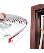 40 Ft Rubber Weather Stripping Door Seal Strip Self-Adhesive Backing D-S... - $26.67