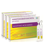 Moisturizes, stimulates hair. Nicotinic acid for hair 10mg/ml 5ml х  3 p... - $73.00