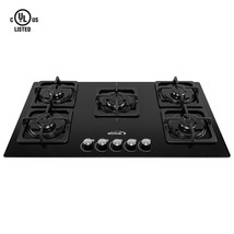 ABBA CG-601-V5S 36&quot; Gas Cooktop w/ 5 Burners - £250.18 GBP