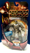 Marvel Iron Man Movie Mark I Figure w Launching Flamethrower Blast 2008 NEW - £15.71 GBP