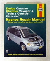 Haynes Repair Manual Dodge Caravan Chrysler Voyager &amp; Town &amp; Country 2003-2007 - £15.29 GBP