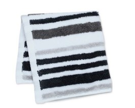 Charter Club Elite Cotton Tri-Stripe 13 X 13 Wash Towel-Smoke T4103585 - $10.84