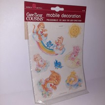 Vintage Care Bears Cousins Hanging Mobile Decorations NEW 80s Rainbows P... - £11.73 GBP