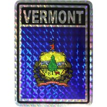 AES Wholesale Lot 12 State of Vermont Reflective Decal Bumper Sticker - $18.88
