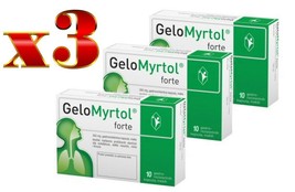 3 PACK Gelomyrtol Forte 300 mg capsules for bronchitis and sinusitis x20... - £35.37 GBP