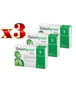 3 PACK Gelomyrtol Forte 300 mg capsules for bronchitis and sinusitis x20... - £36.05 GBP
