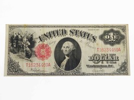 1917 $1 &quot;Sawhorse&quot; United States Legal Tender Large Note T16234469A - £195.77 GBP