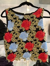 ALICE + OLIVIA Floral Overlay Camisole Top Style#C602031709 Sz 8 $398 NWT - $168.20