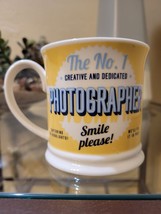 History &amp; Heraldry Mug Cup w/ No.1 Creative &amp; Dedicated Photographer - £11.19 GBP