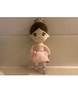 Gloveleya Ballerina 13&quot; Plush Doll w/ pink outfit (2020) - £27.68 GBP