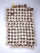 Mixed Lot Of 147 Used Natural &amp; Synthetic Wine Corks Big And Small - $11.27