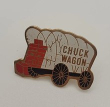 Covered Wagon Chuck Wagon Vintage Lapel Hat Pin - £13.08 GBP