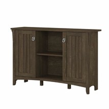 Furniture Salinas Accent Storage Cabinet With Doors In Ash Brown - £201.92 GBP