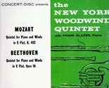 Mozart: Quintet for Piano and Winds in E Flat Major, K.452 / Beethoven: ... - $19.55