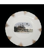 Antique Souvenir Great Allentown PA Fair 8.5 in Horse Race Pottery Vinta... - $29.09