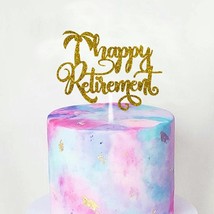 Happy Retirement Cake Topper || ANY Name Cake Topper | Customize Cake To... - £6.18 GBP