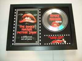 THE ROCKY HORROR PICTURE SHOW  framed silver disc film display  - £13.31 GBP