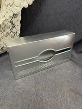 Vtg Kleenex Tissue Dispenser Silver Metal Box Holder MCM Wall Mount Retro - £14.75 GBP