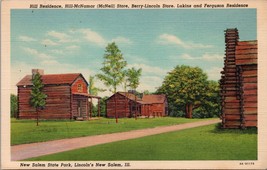 New Salem State Park Lincoln&#39;s New Salem IL Postcard PC381 - £3.97 GBP