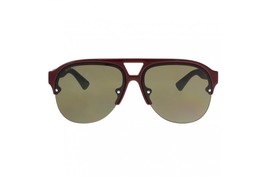 Gucci GG0170S 004 Cherry/Black Pilot Unisex Sunglasses GG 0170S - $269.00