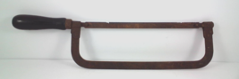 Vintage Hacksaw, Round Wood Handle - £2.37 GBP